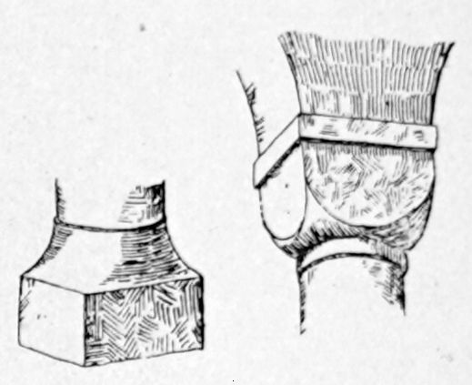 Abbildung 145. Brunkensen, Teilungssäulen im Glockenhause.
